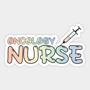 Oncology Nurse Rainbow Sticker